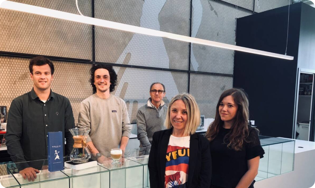 Brûlerie du Léon équipe partenaires instan'matic café Bretagne local
